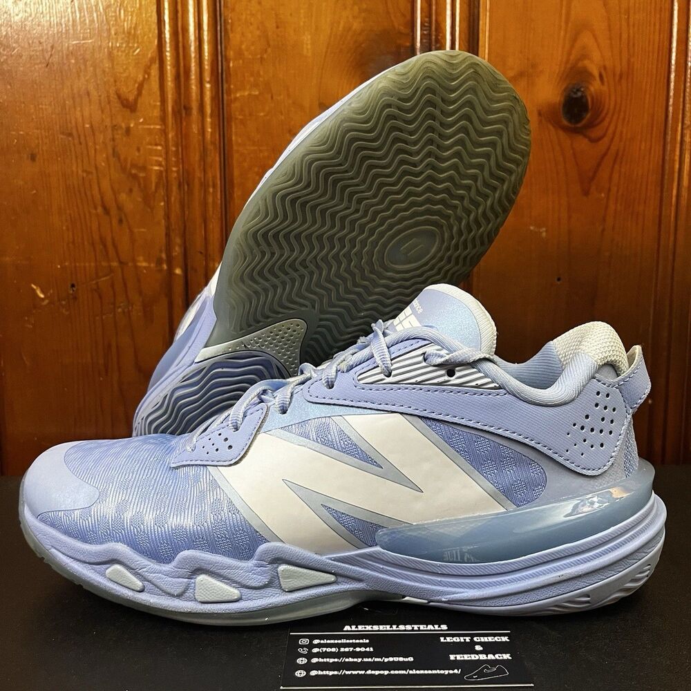 New Balance BB Hesi Low V2 Baby Blue White Electric Sky Basketball Sneakers Sz 9